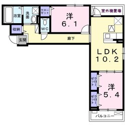 ヴィラ　シャルマンの物件間取画像